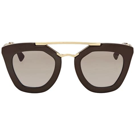 prada pr 09qs dho4s2|Prada Light Brown/Blue Gradient Ladies Sunglasses PR.